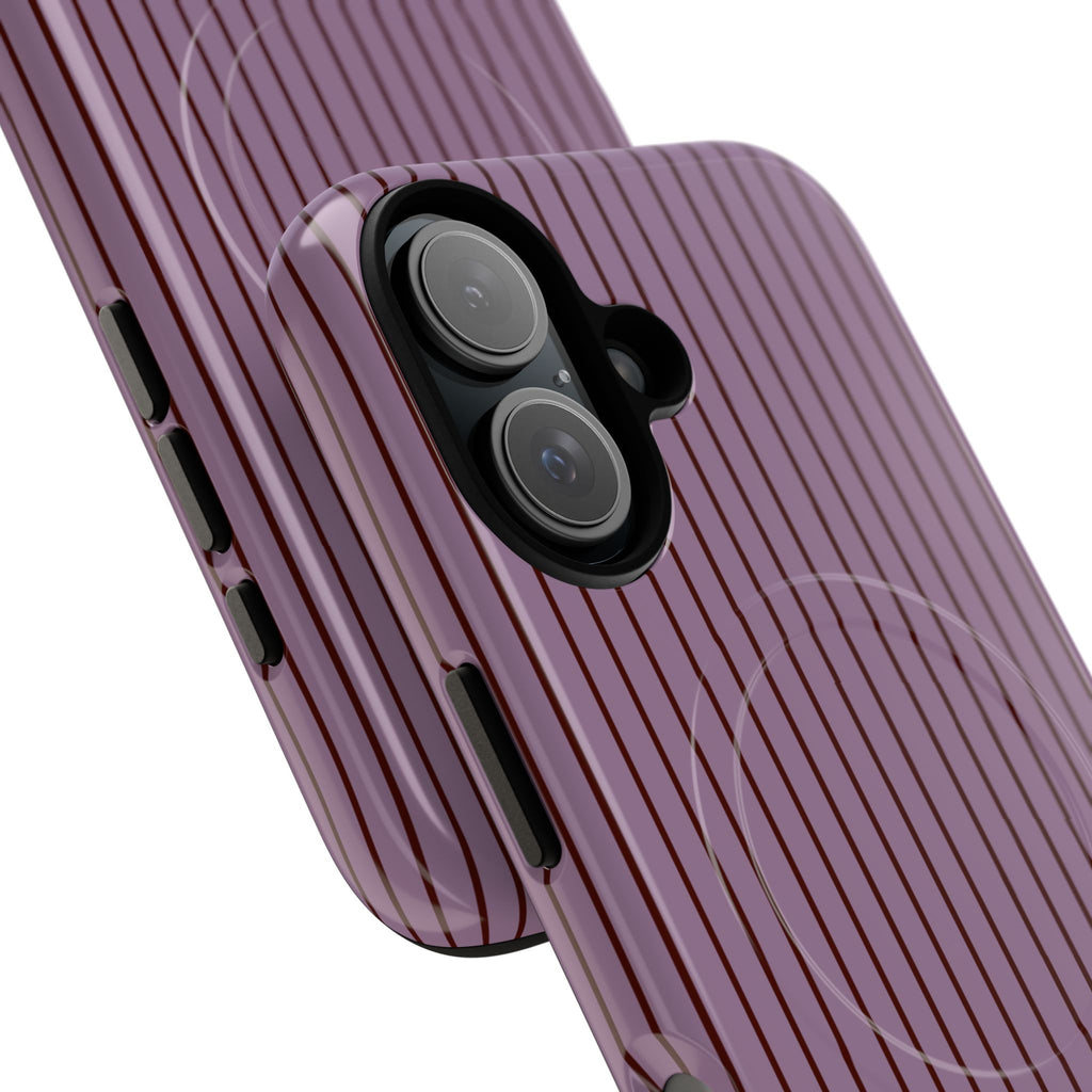 Plum Berry Soft Stripes