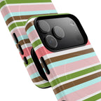 Sweet Candy Stripes MagSafe iPhone Case
