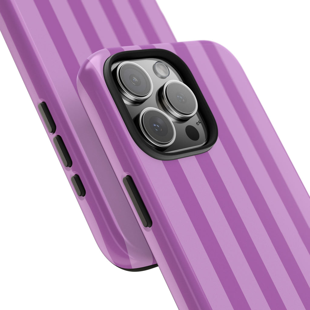 Bold Stripes iPhone Case | Plum