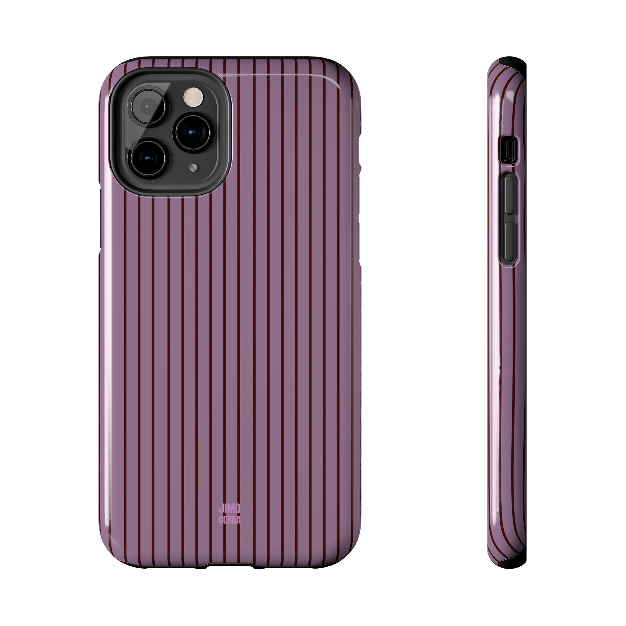 Plum Berry Soft Stripes