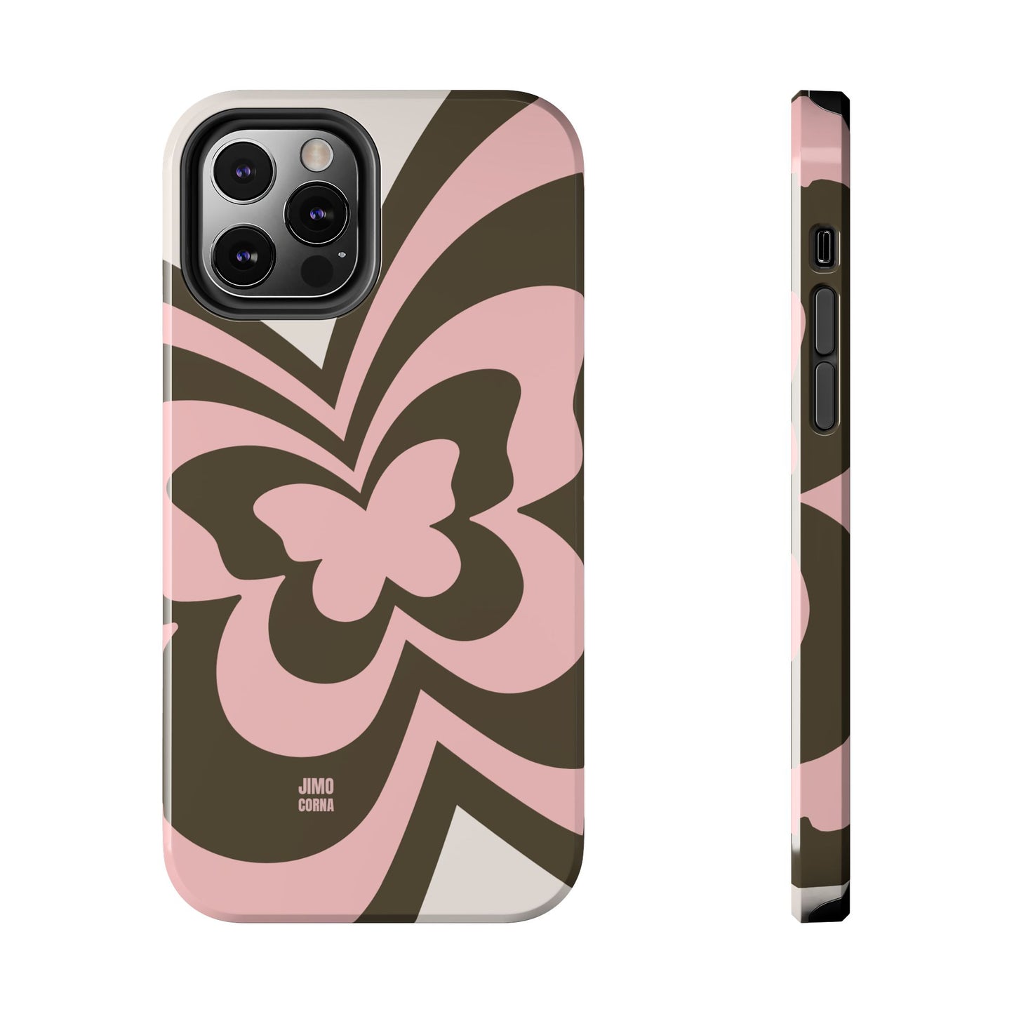 Pink Retro Butterfly