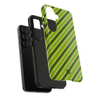 Angelina Stripes | Olive - iPhone Case