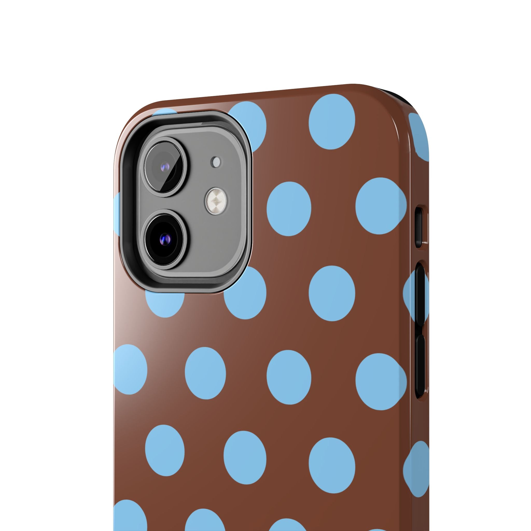 Big Polka Dot | Brown and Blue