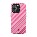 Angelina Stripes | Hot Pink - MagSafe iPhone Case
