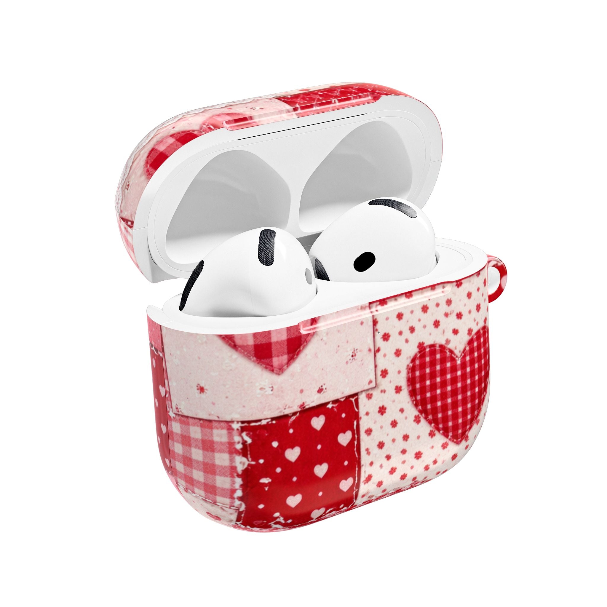 Patchwork Heart AirPods Case
