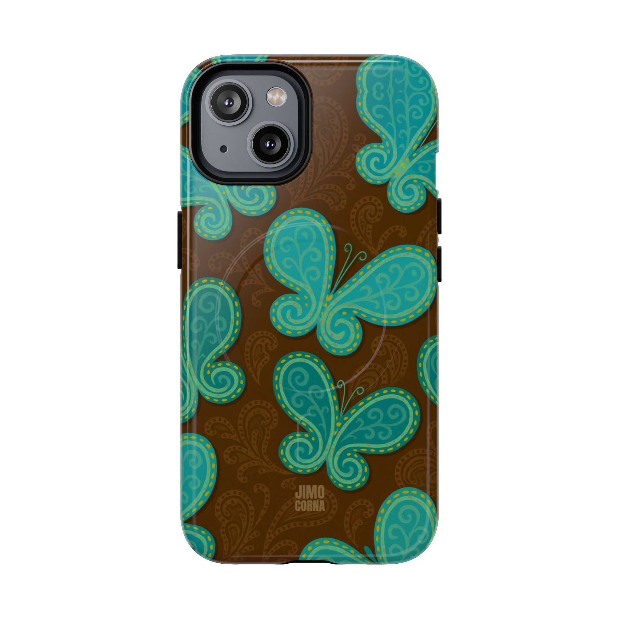 Cocoa Breeze Butterflies MagSafe iPhone Case