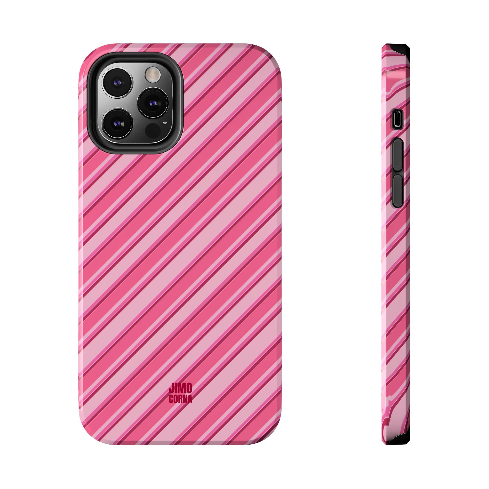 Angelina Stripes | Hot Pink - iPhone Case