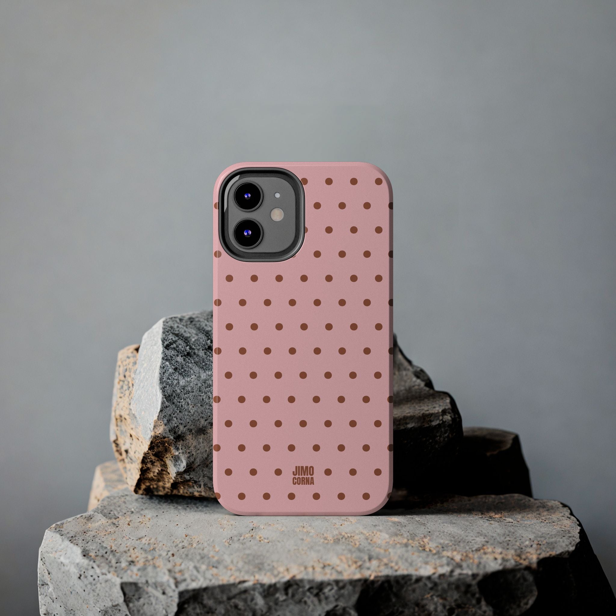 Polka Dot | Pink and Brown