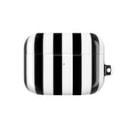 Bold Stripes AirPods Case | Black and White