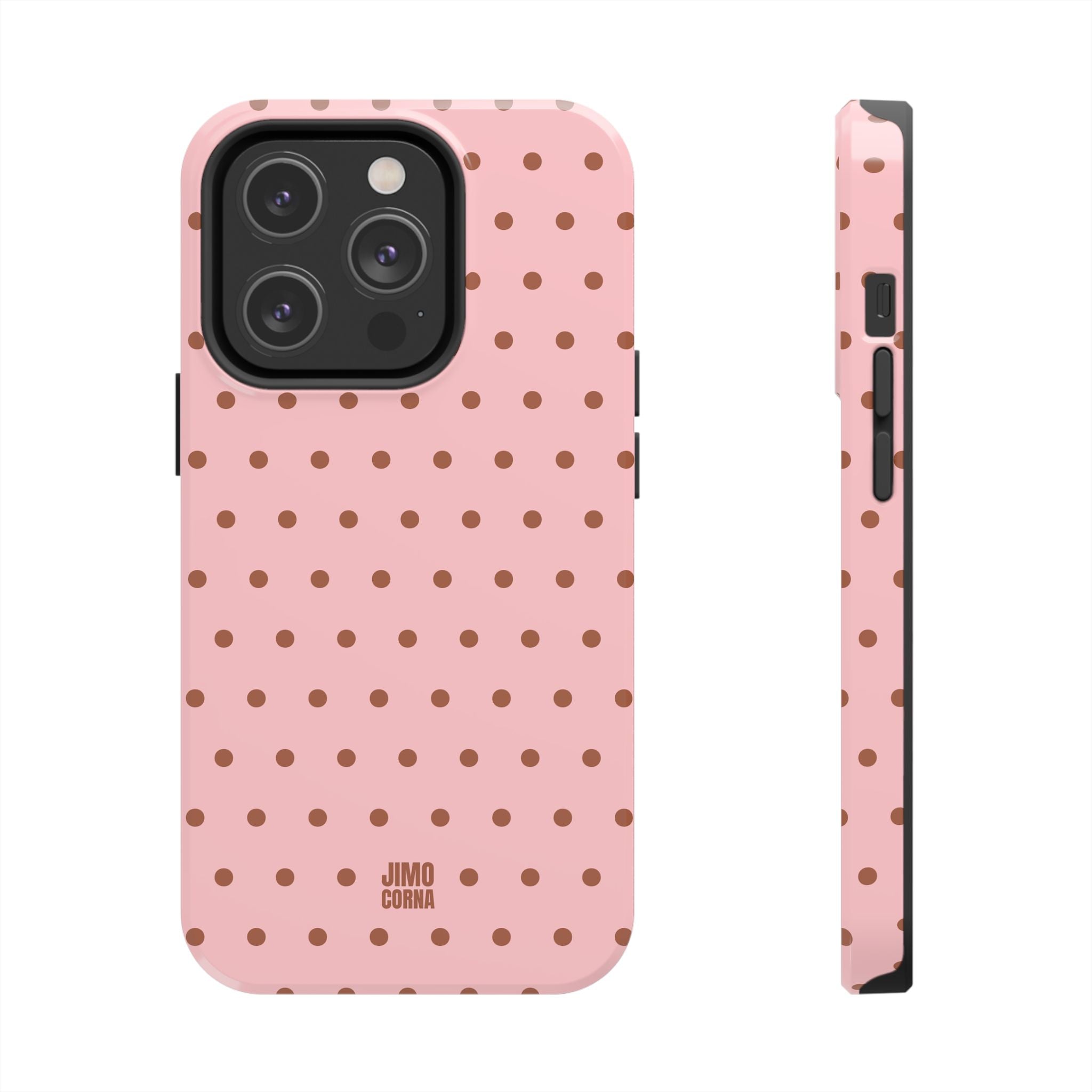 Polka Dot | Pink and Brown