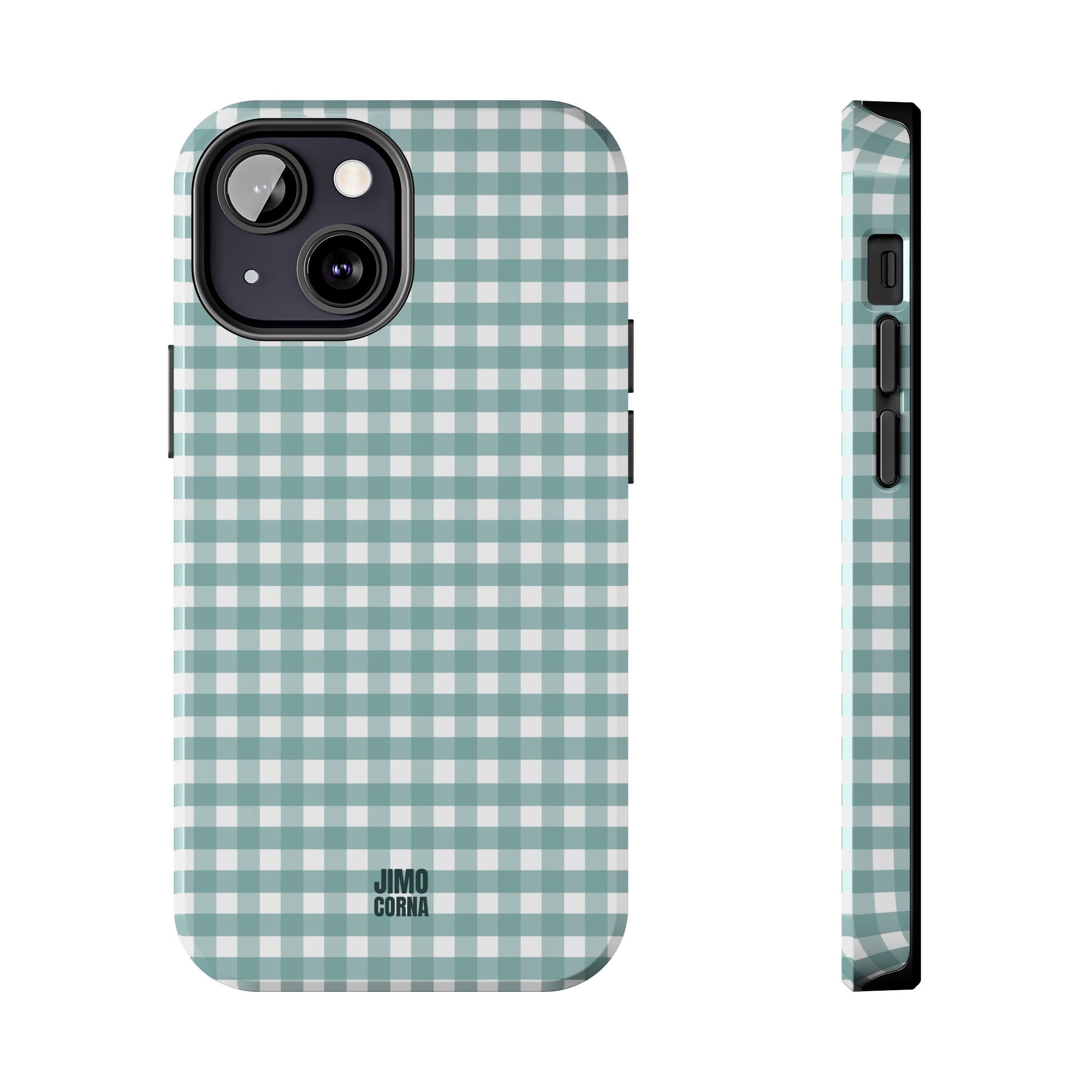 Farm Gingham iPhone Case | Blue