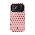 Polka Dot | Pink and Brown