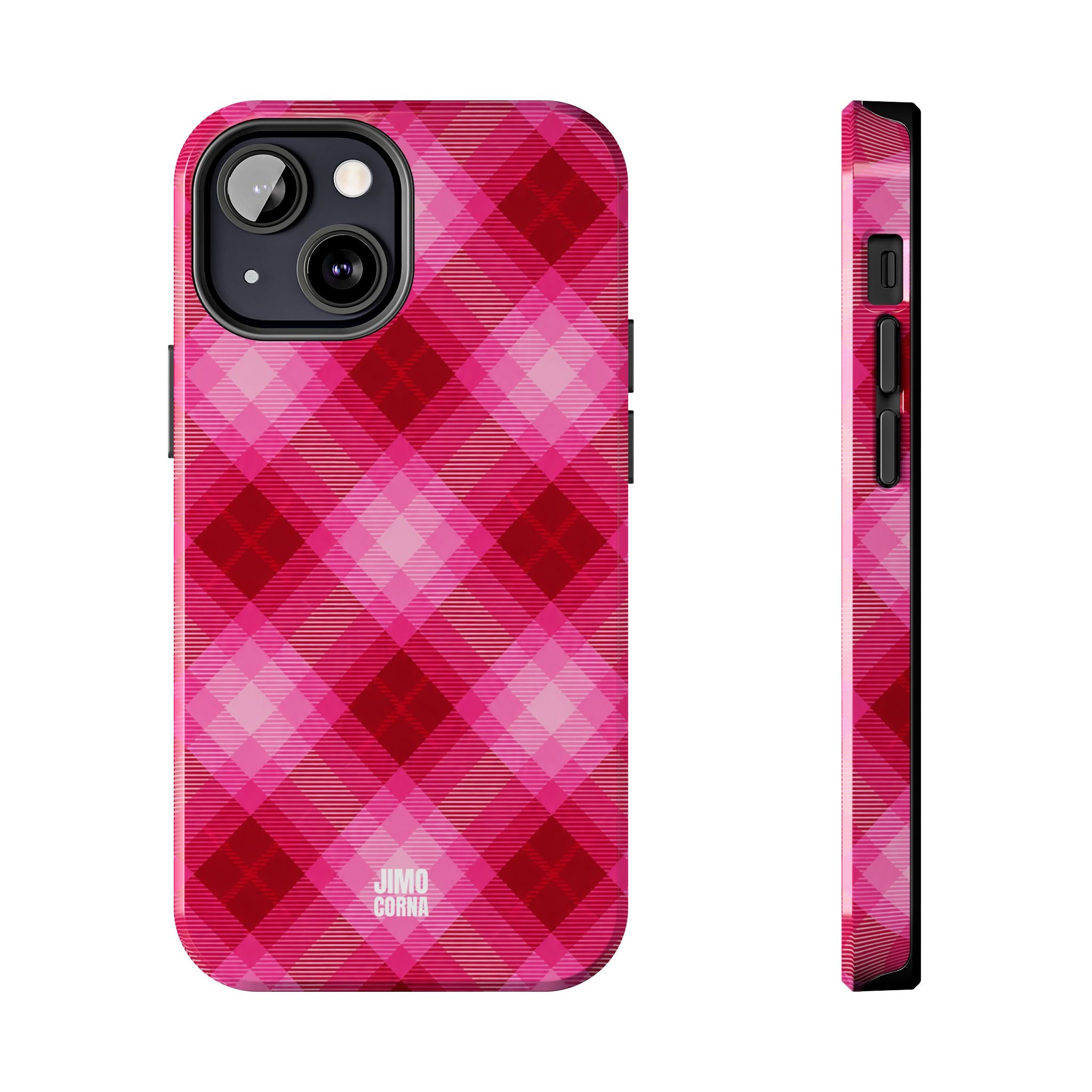 Pink Picnic Plaid iPhone Case