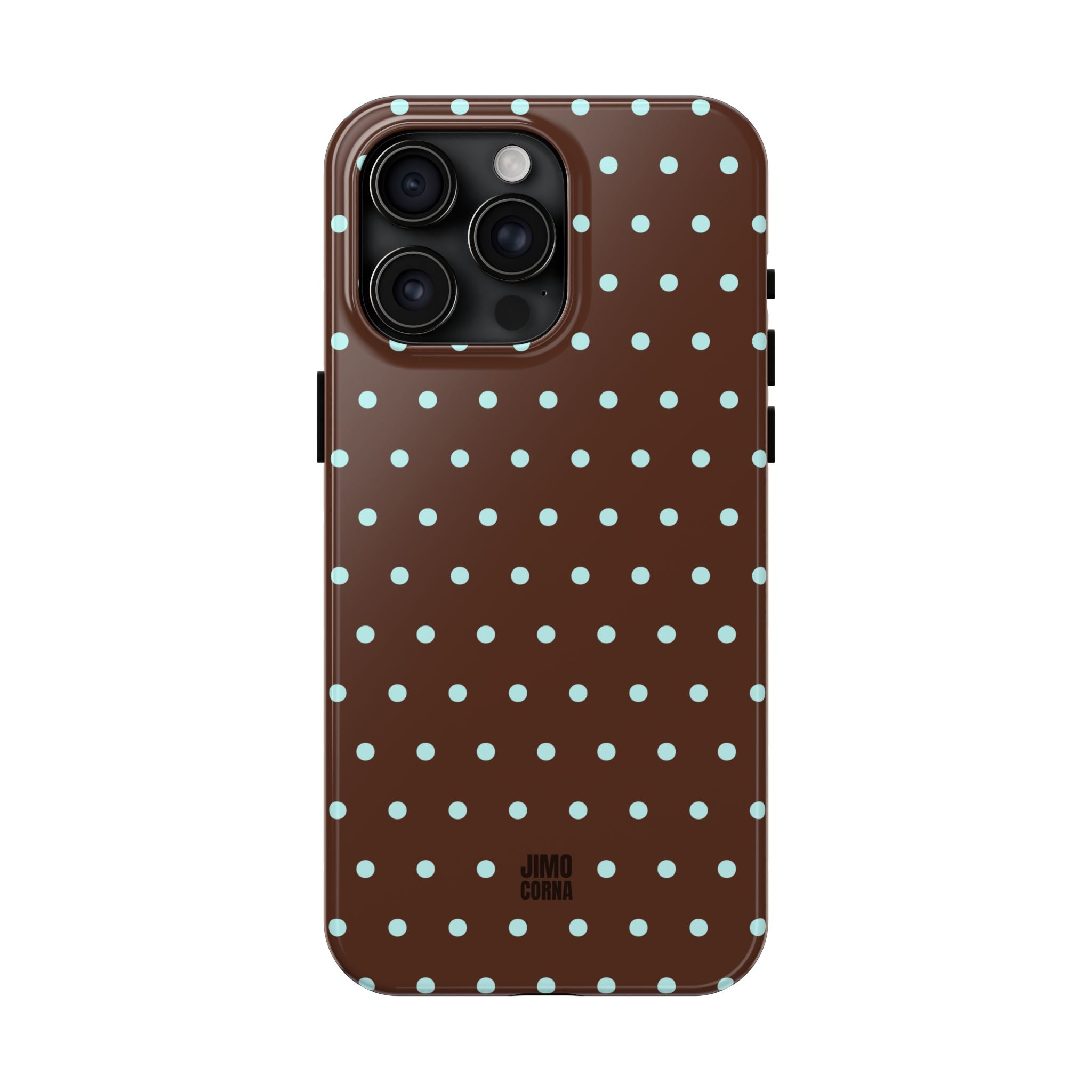 Polka Dot | Brown and Blue