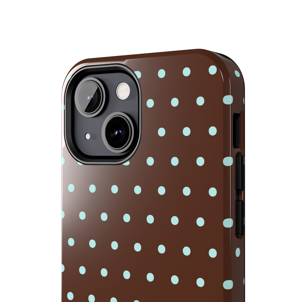 Polka Dot | Brown and Blue