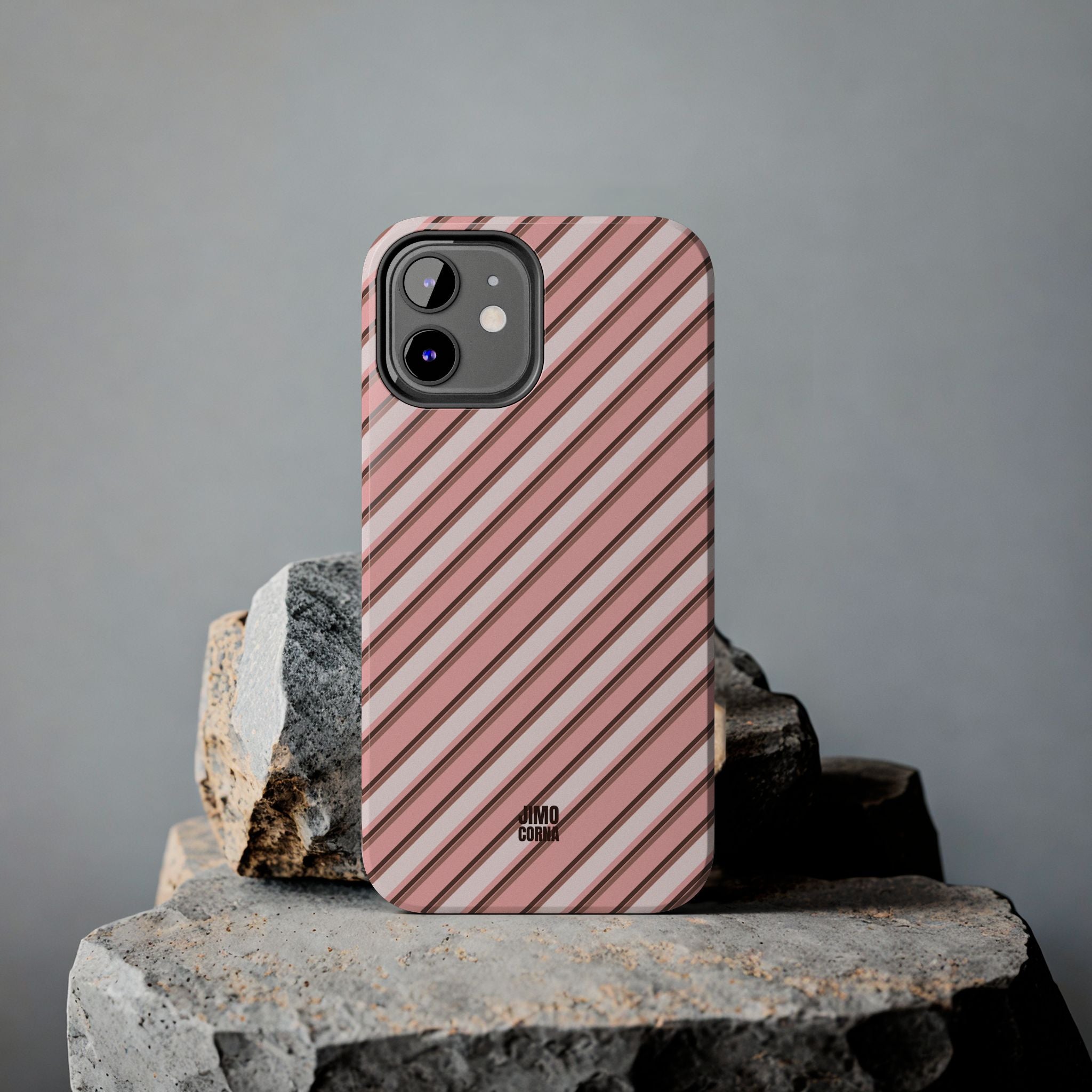 Angelina Stripes | Pink - iPhone Case