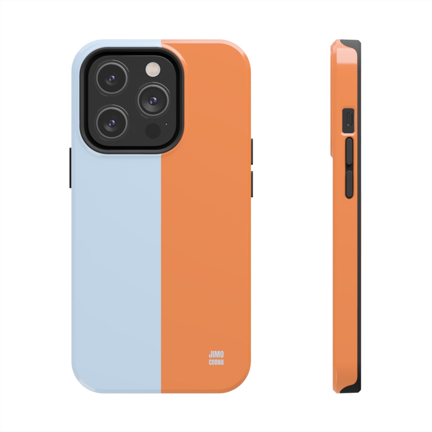 Orange and Blue Color Block