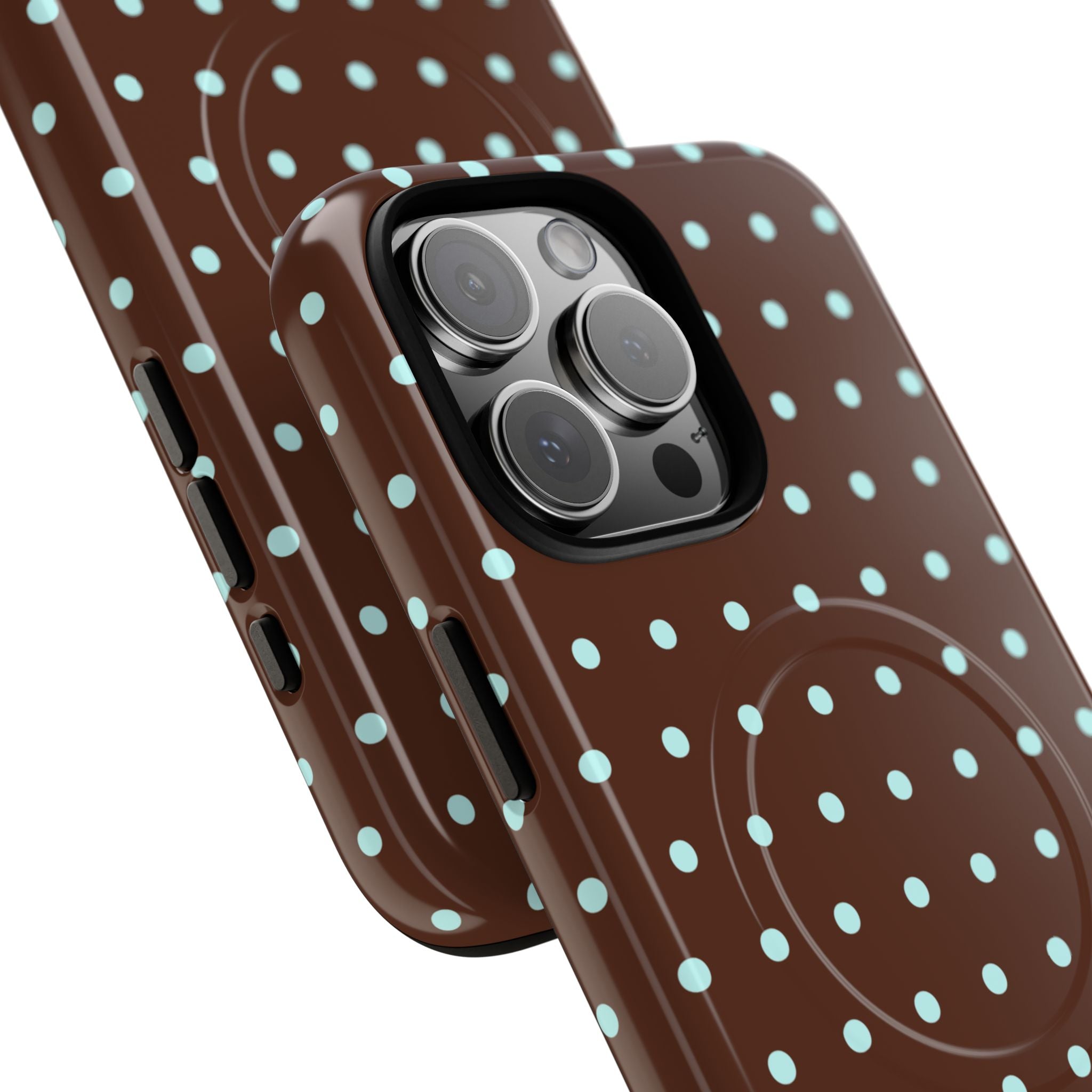 Polka Dot | Brown and Blue