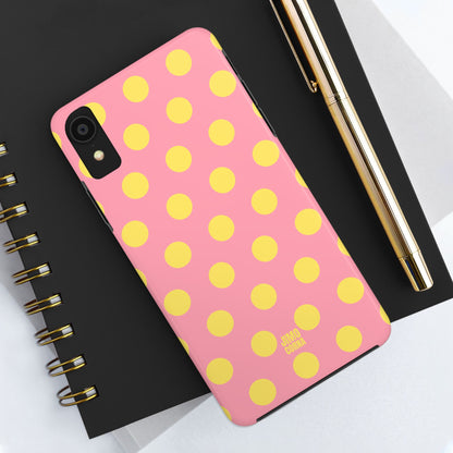 Big Polka Dot | Pink and Yellow