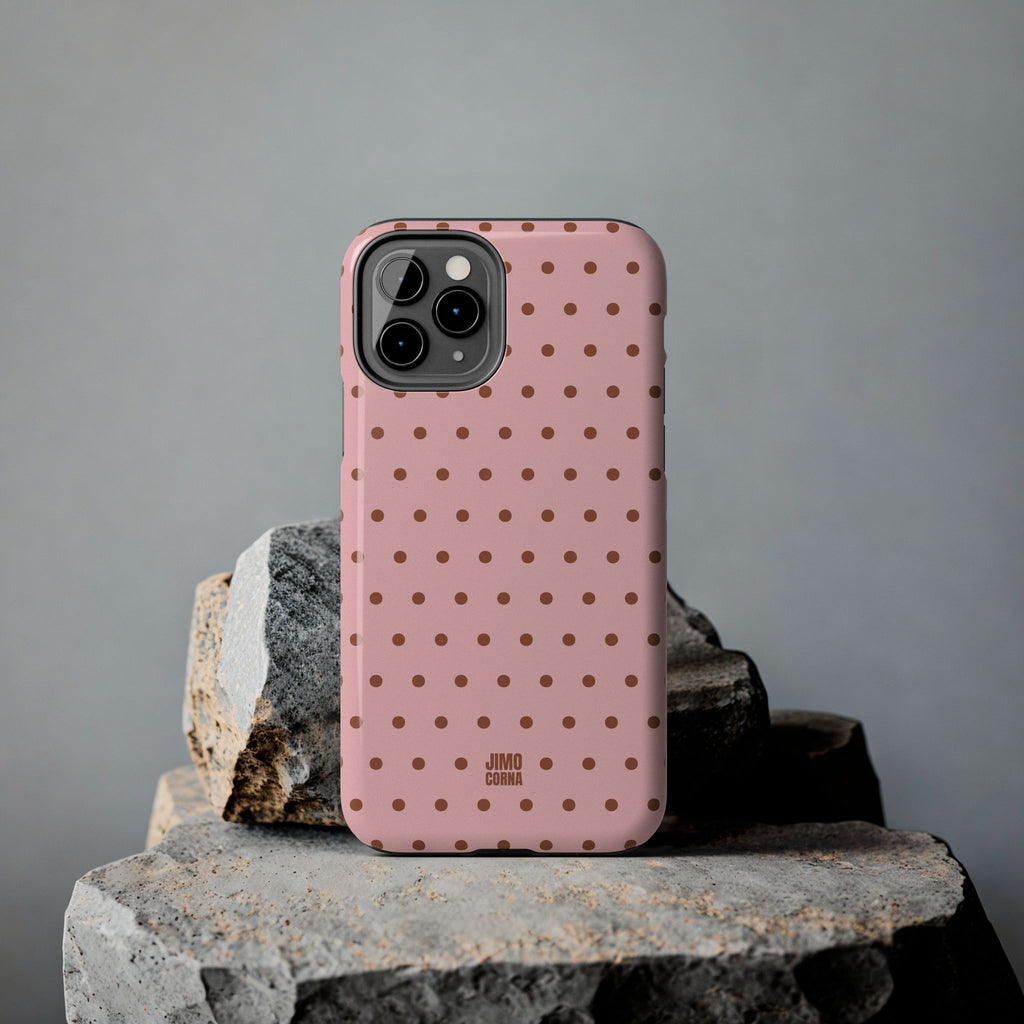 Polka Dot | Pink and Brown