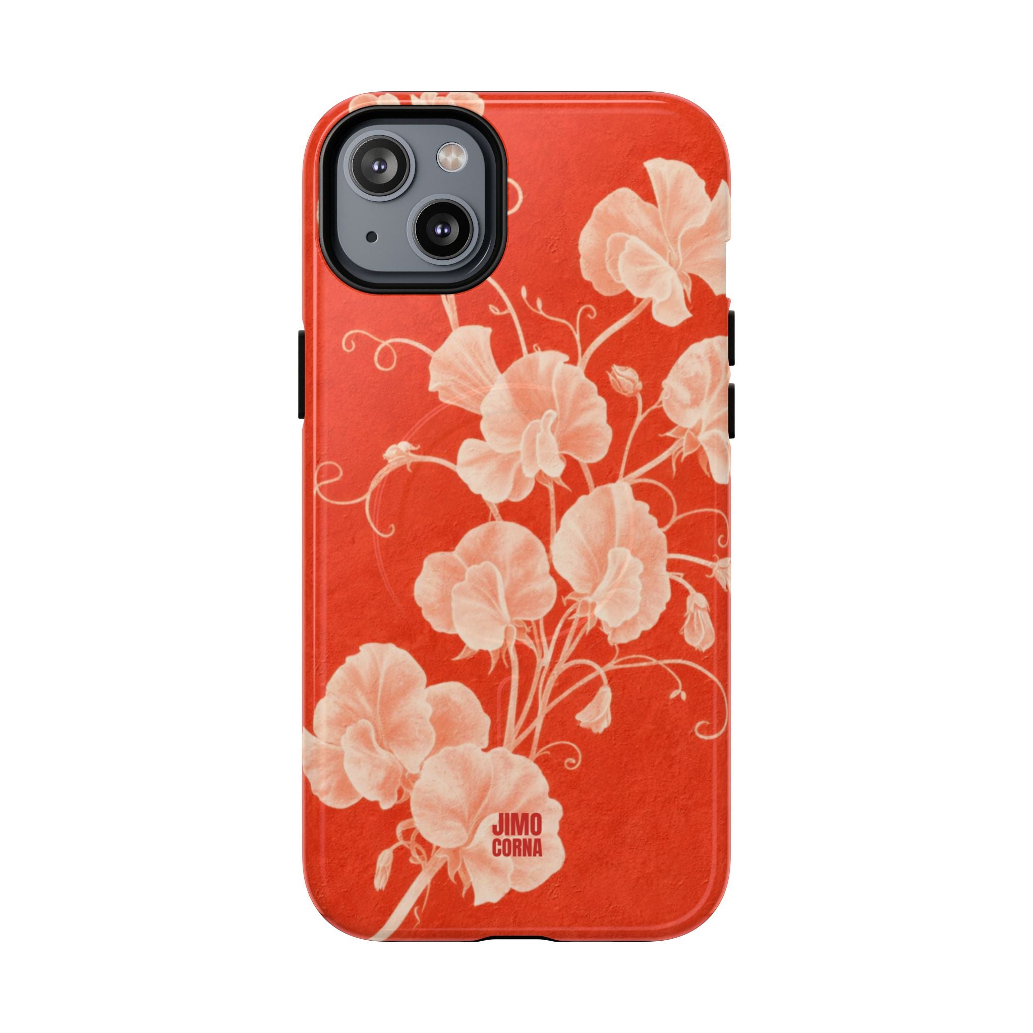 Red Flora MagSafe iPhone Case