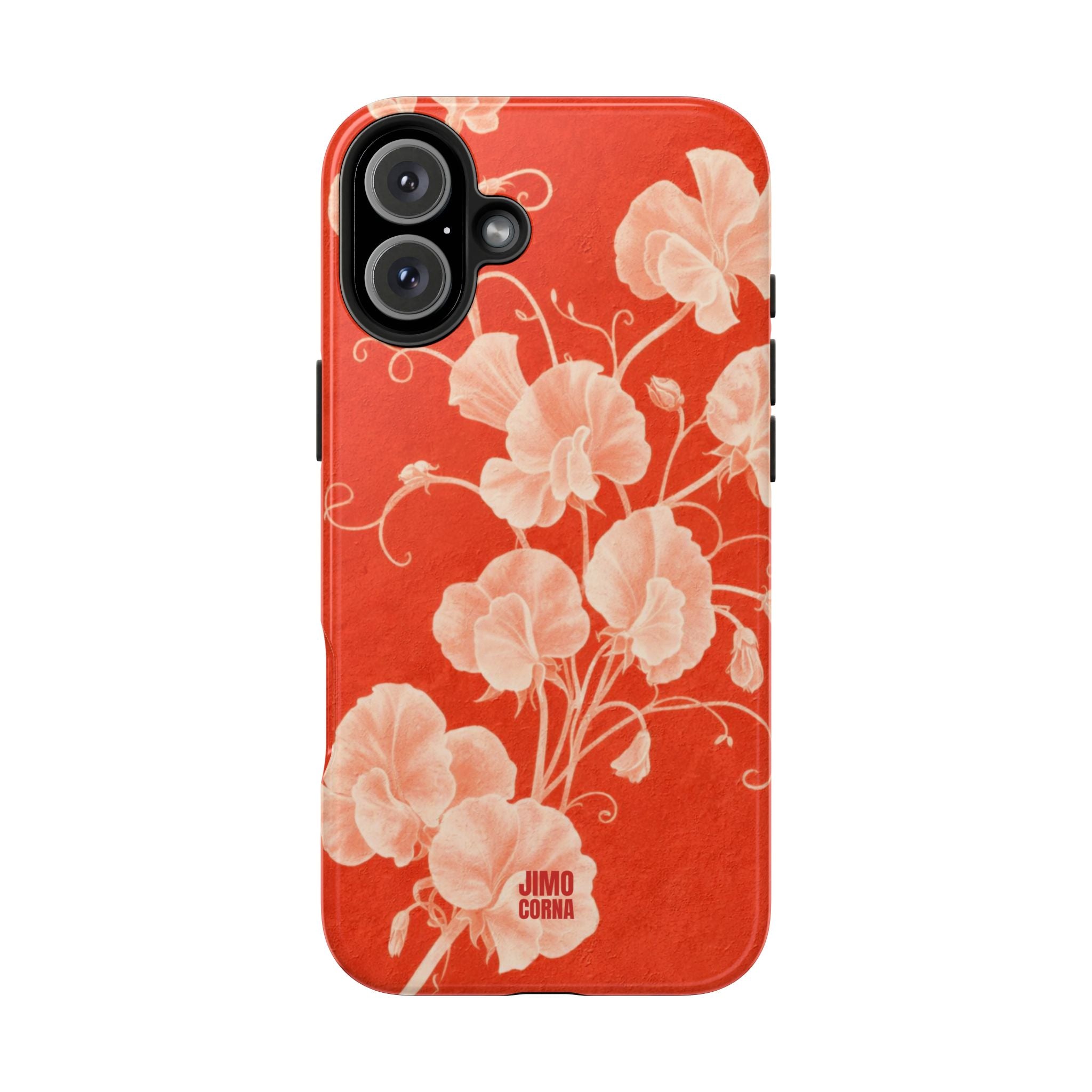 Red Flora iPhone Case