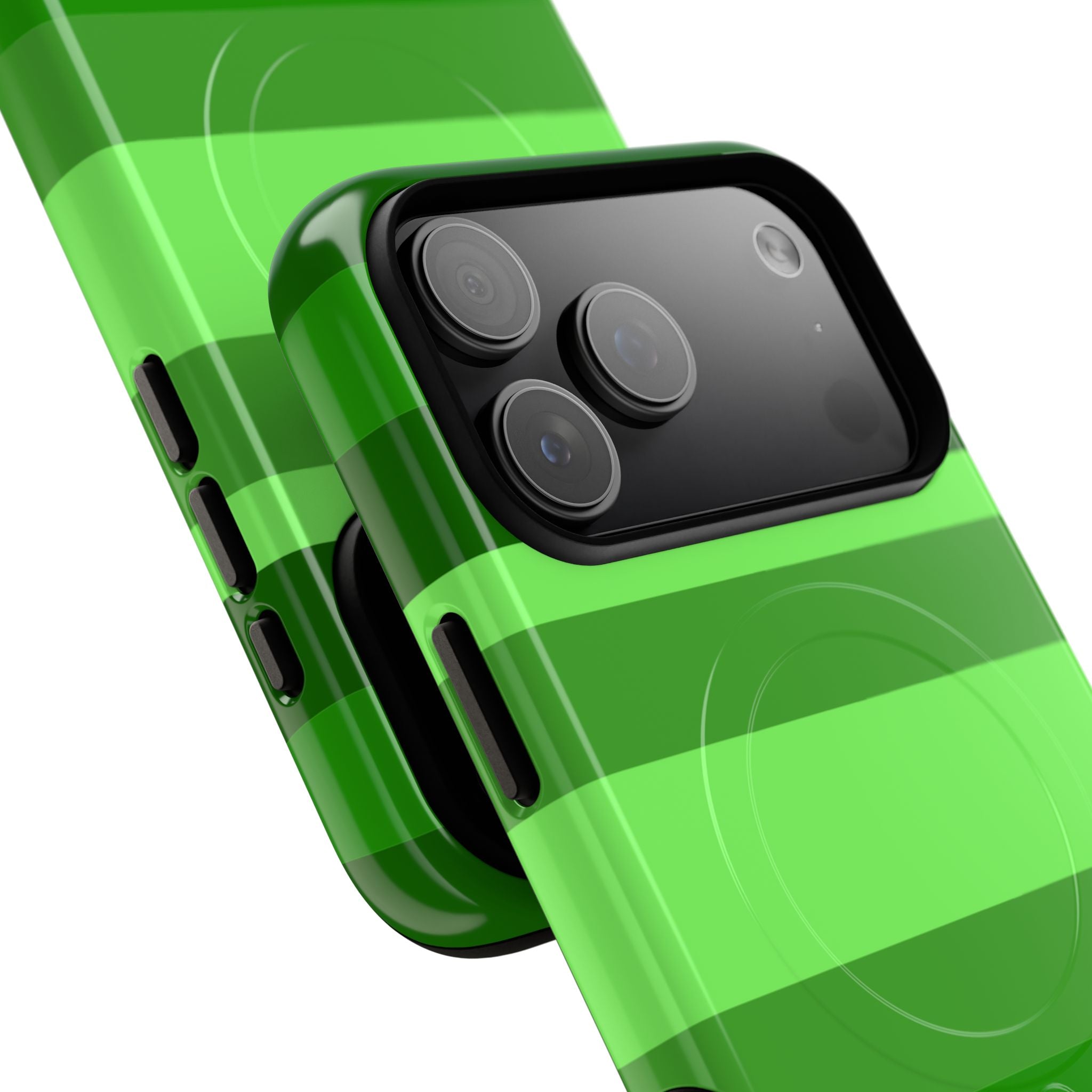 Matcha Stripe MagSafe iPhone Case