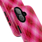 Pink Picnic Plaid MagSafe iPhone Case