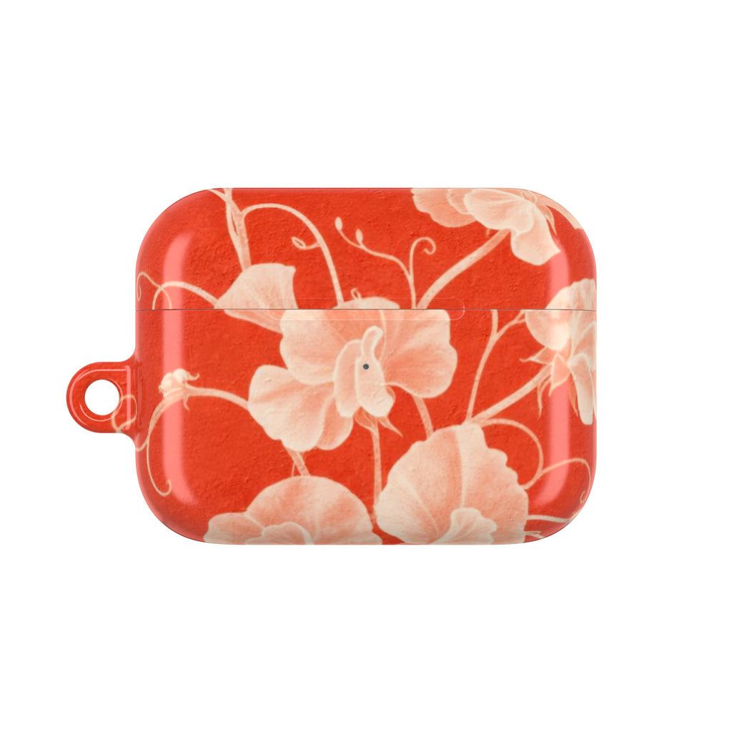 Red Flora AirPods Case
