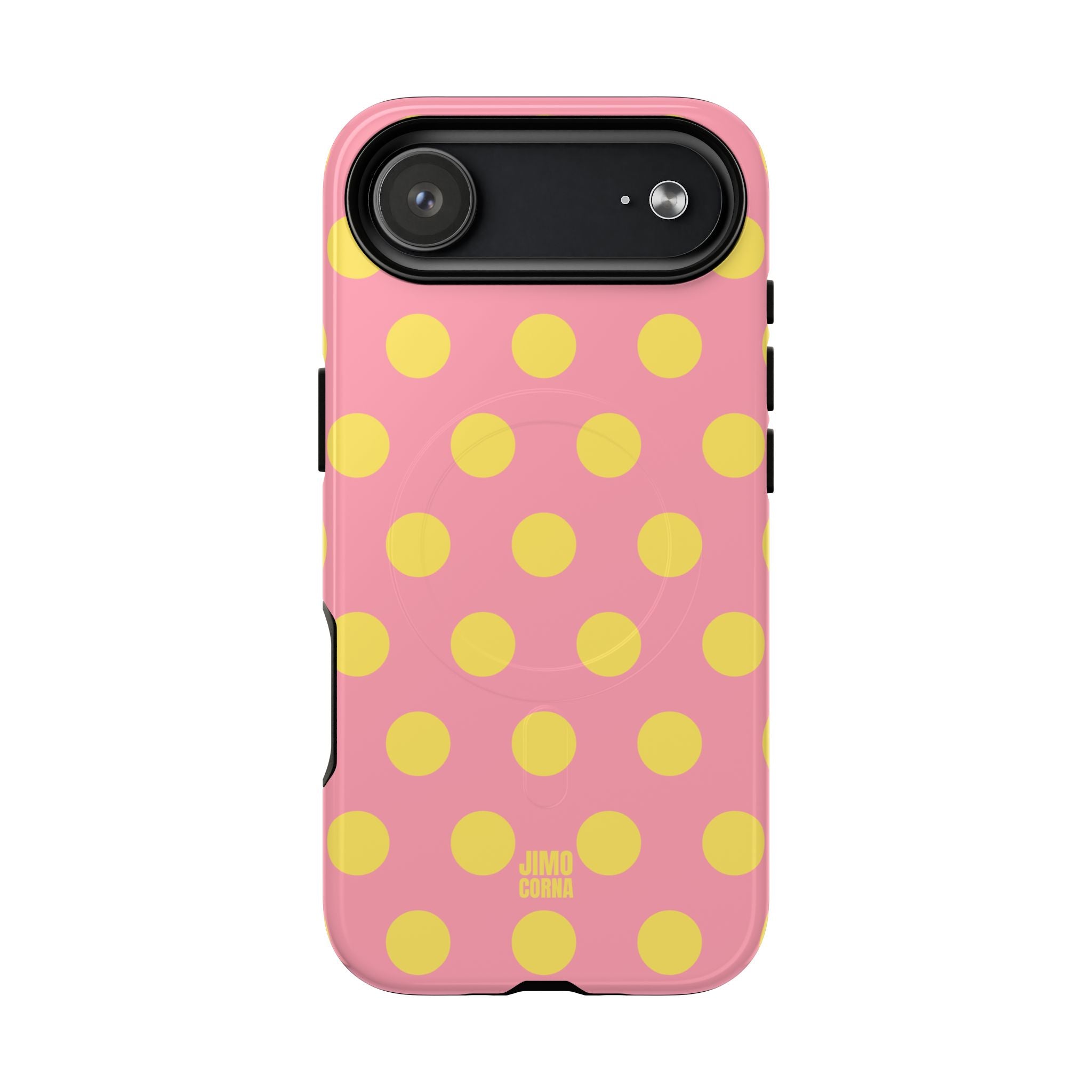 Big Polka Dot | Pink and Yellow