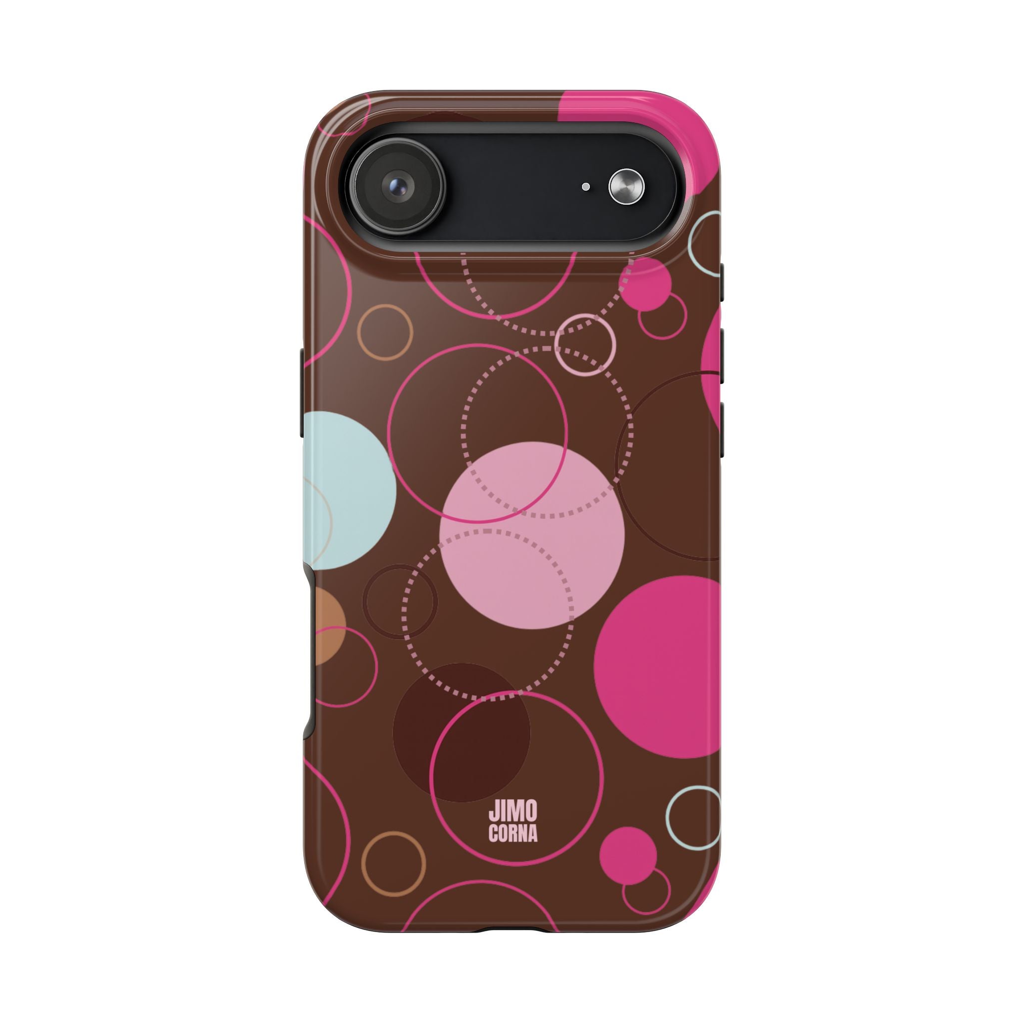 Spiral Pop iPhone Case | Brown