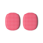 Farm Gingham AirPods Max Covers | Hot Pink