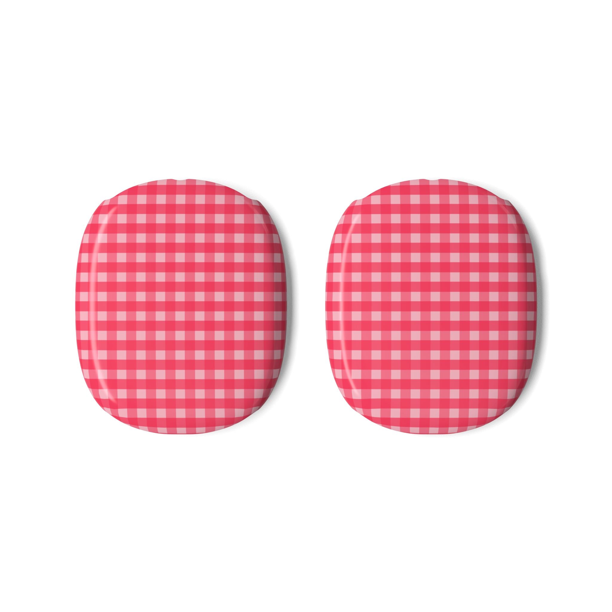 Farm Gingham AirPods Max Covers | Hot Pink