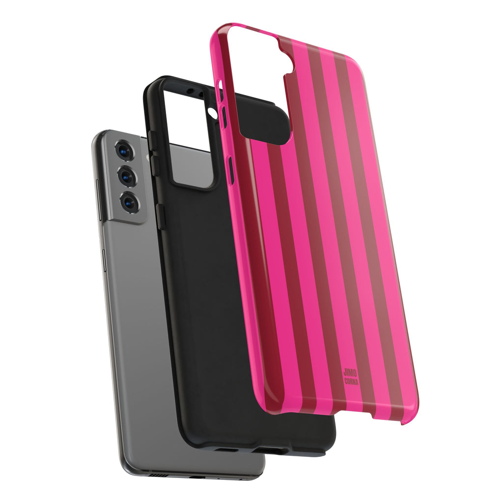 Bold Stripes Samsung Galaxy Case | Strawberry Burst