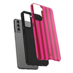 Bold Stripes Samsung Galaxy Case | Strawberry Burst