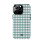 Farm Gingham iPhone Case | Blue