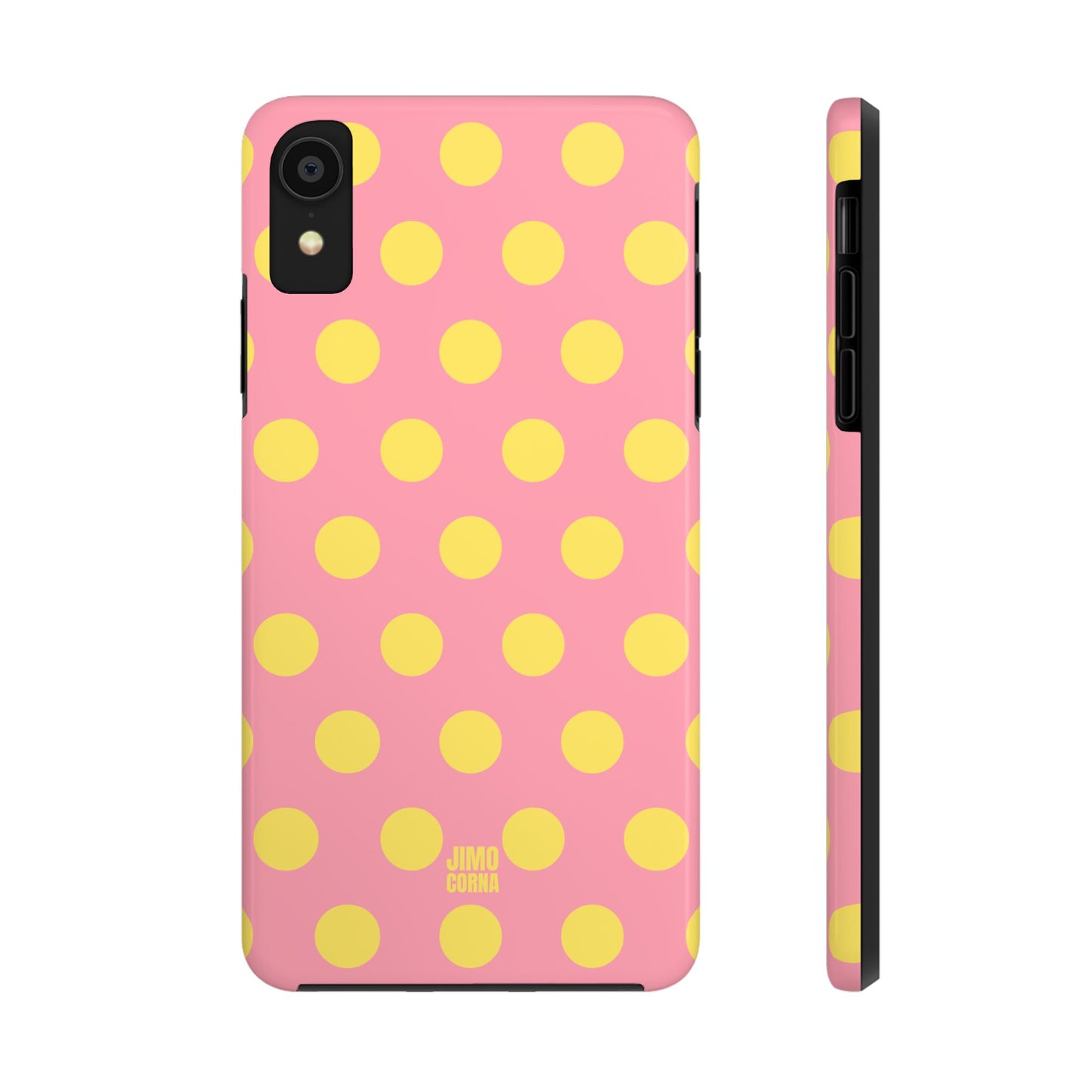 Big Polka Dot | Pink and Yellow