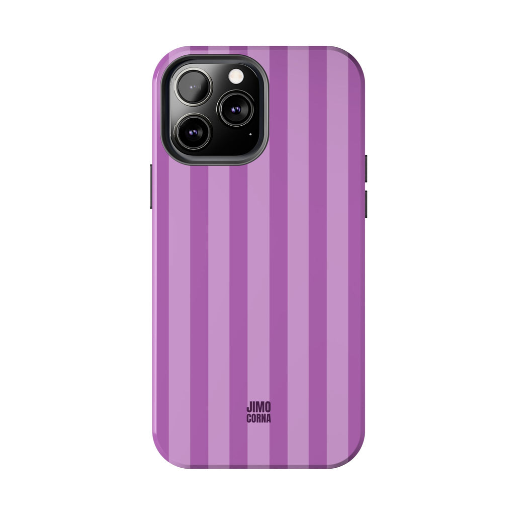 Bold Stripes iPhone Case | Plum