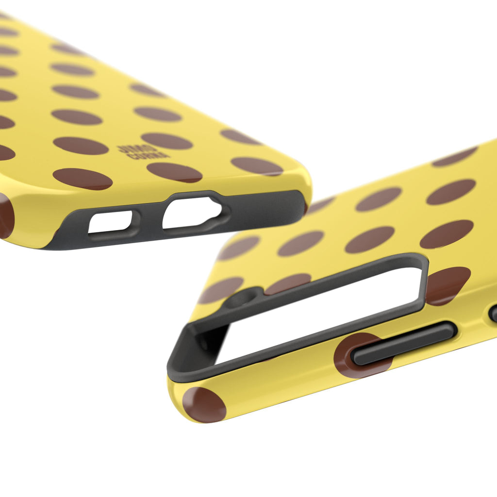 Big Polka Dot | Yellow and Brown