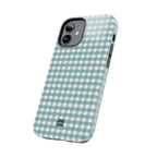 Farm Gingham iPhone Case | Blue