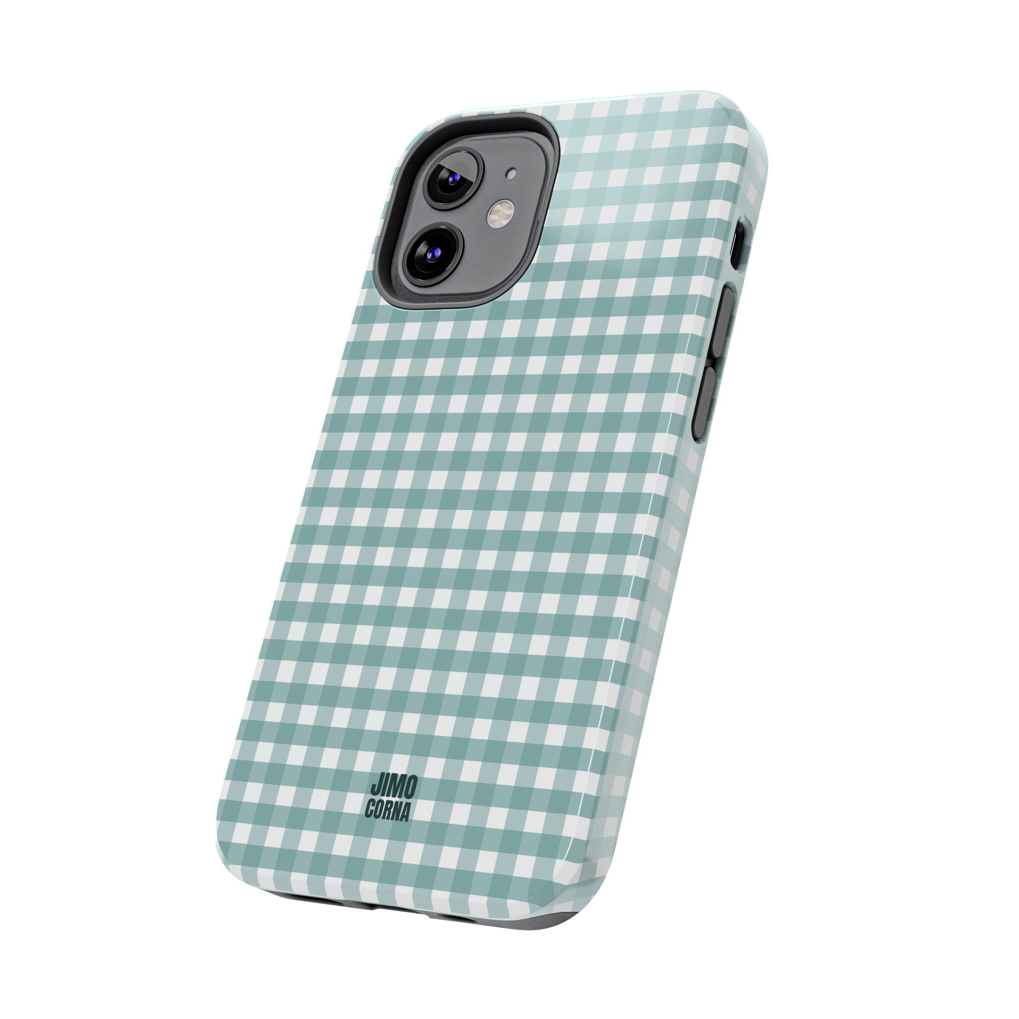 Farm Gingham iPhone Case | Blue
