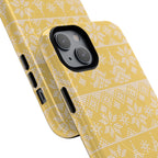 Holiday Knit | Yellow MagSafe iPhone Case