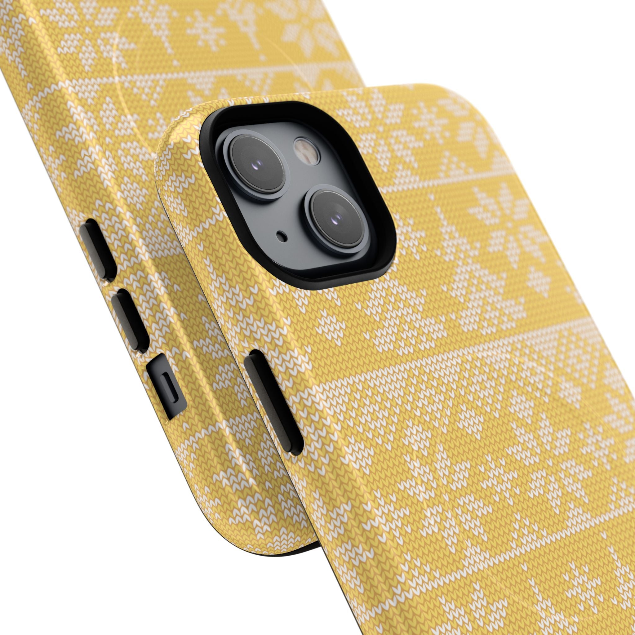Holiday Knit | Yellow MagSafe iPhone Case