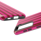 Strawberry Burst Bold Stripes