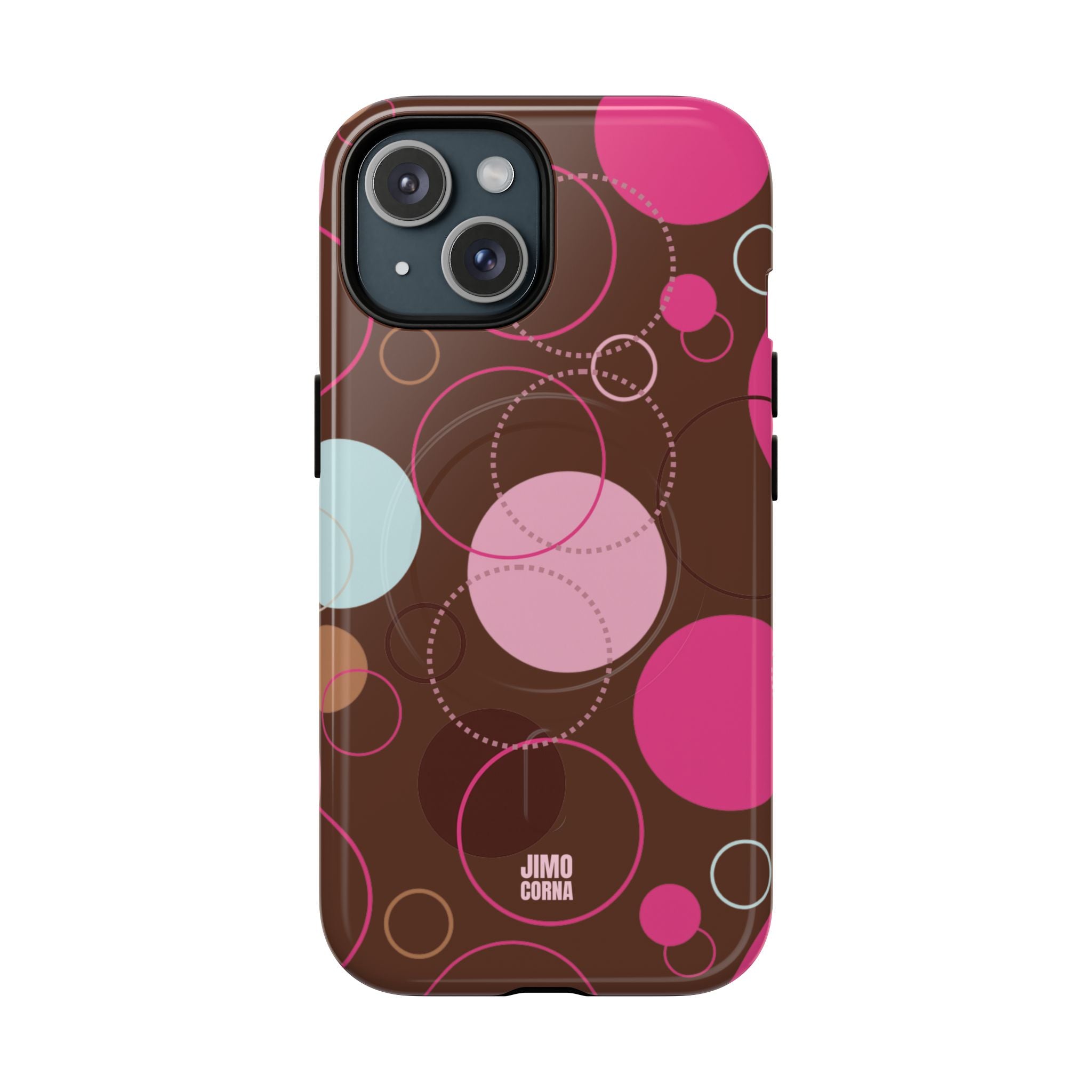 Spiral Pop MagSafe iPhone Case | Brown