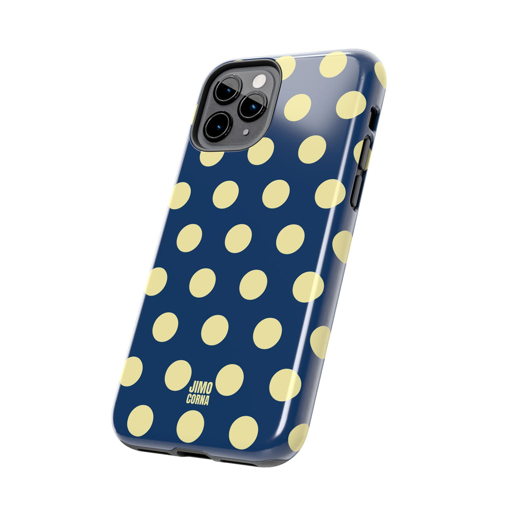 Big Polka Dot | Blue and Cream