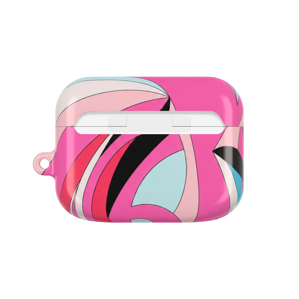 Pink Tropic Swirl AirPods Case