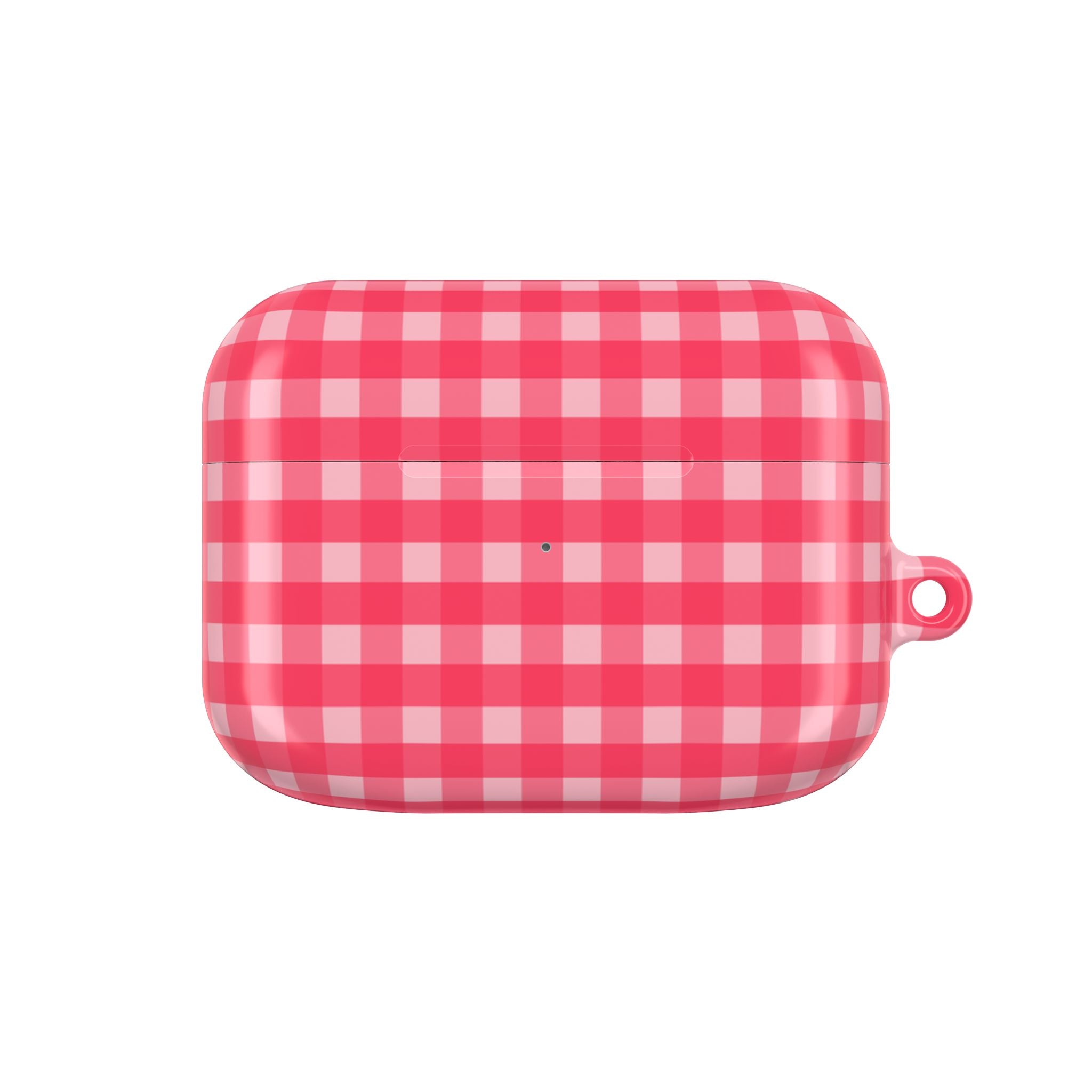 Farm Gingham AirPods Case | Hot Pink