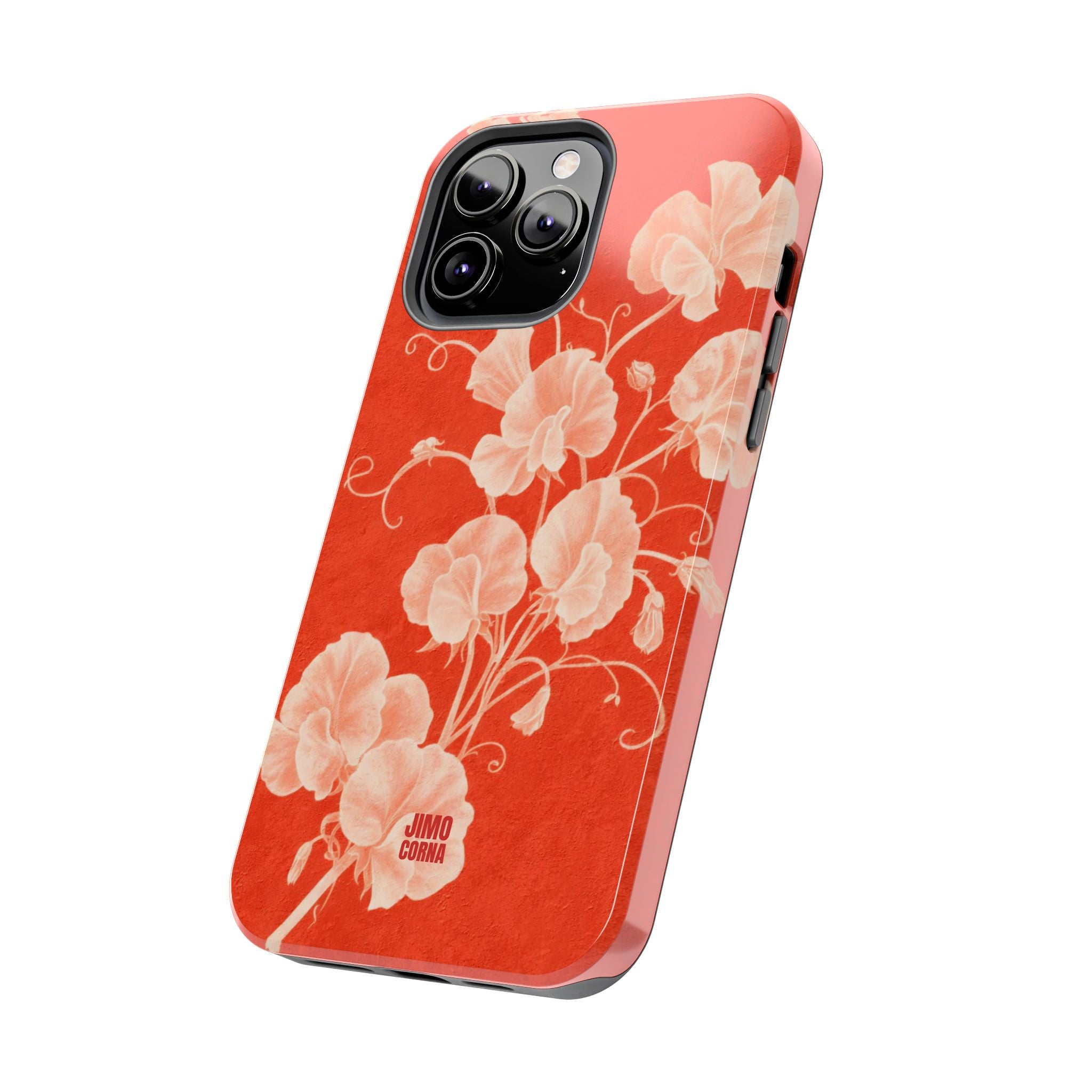 Red Flora iPhone Case