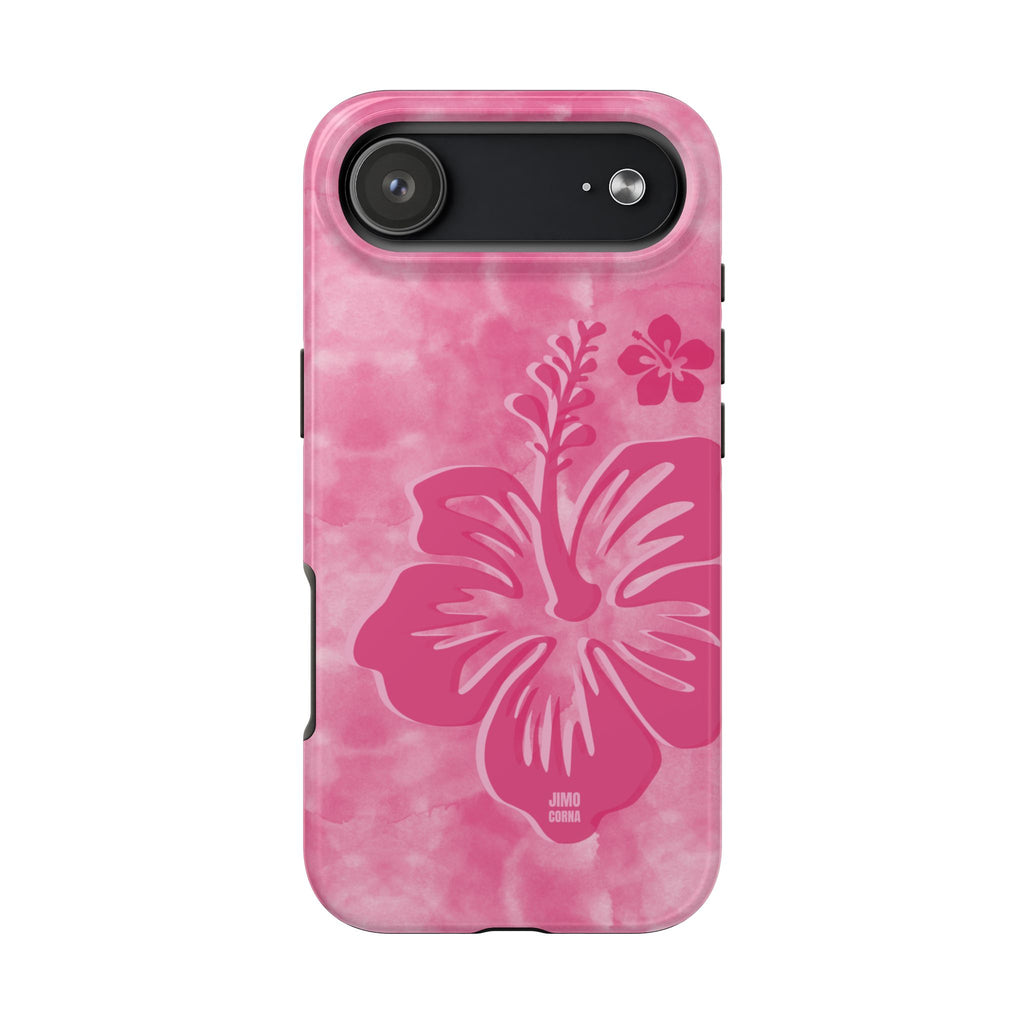 Pink Tie-Dye Hibiscus